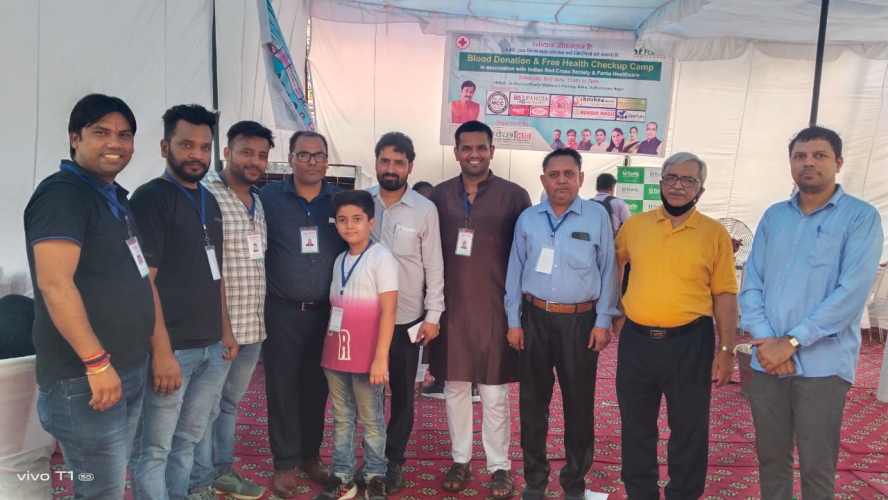 Health and Blood Donation Camp